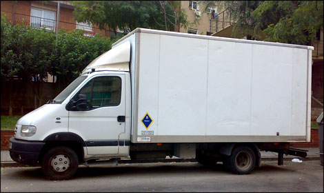 Camión de mudanzas HBC Barcelona