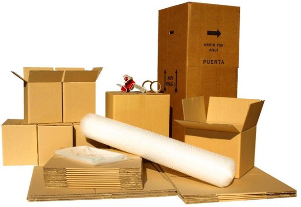 Cajas de cartón y material de embalaje para mudanza